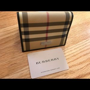 Burberry bifold wallet